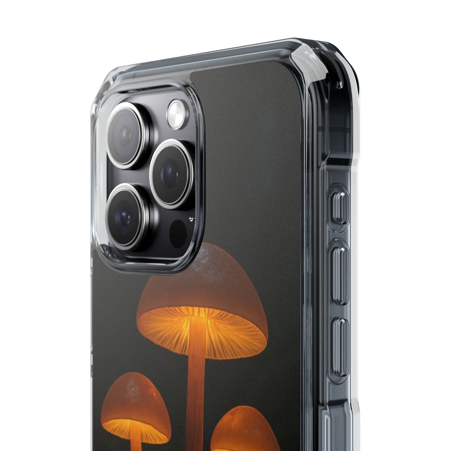 Magnetic Clear Impact Cases, Mushroom Phone Case, Eco-Friendly Phone Cover, Unique Phone Accessories, Gift for Nature Lovers, Artistic