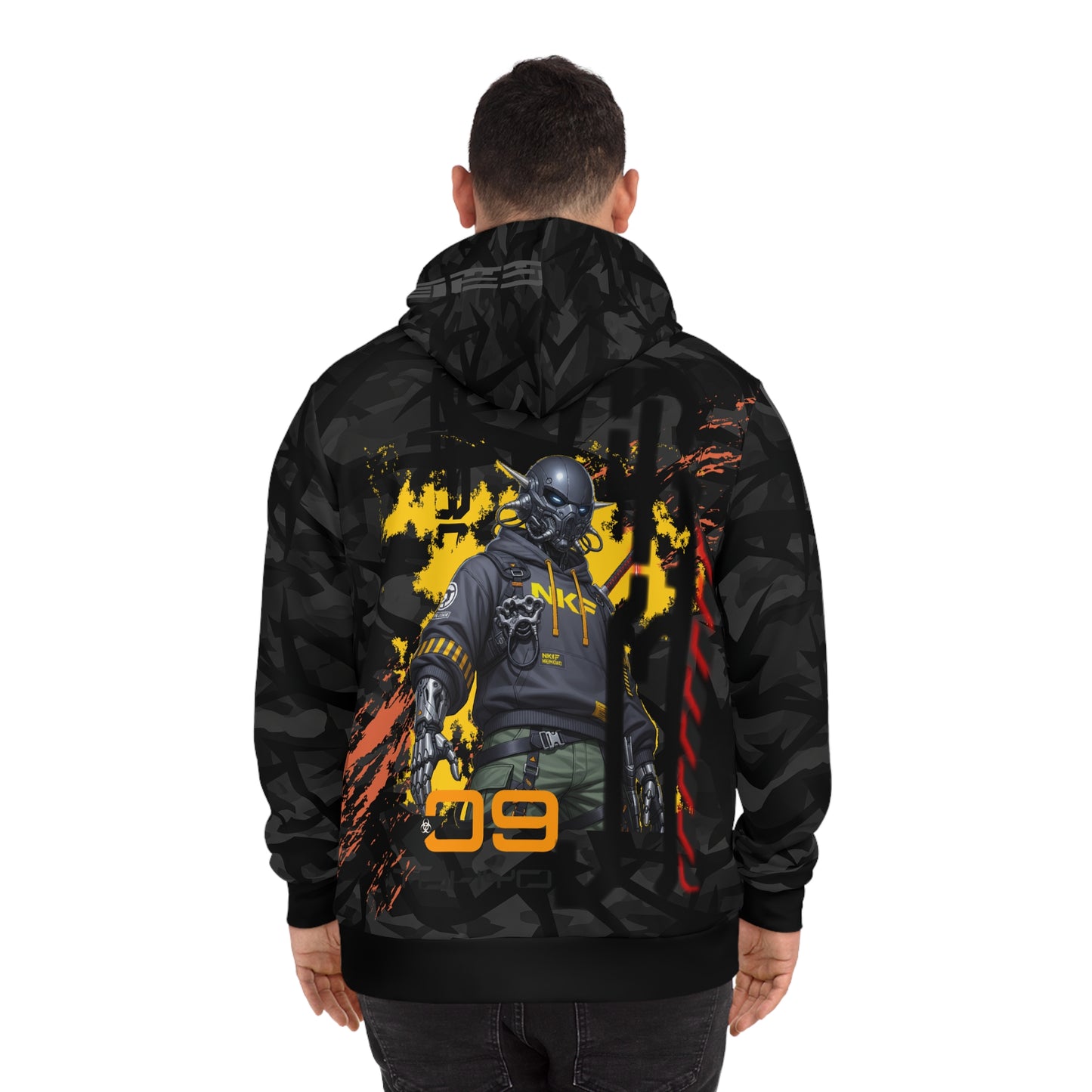Edgy Graphic Hoodie for Trendsetters, Streetwear Pullover, Casual Wear, Gaming Fashion, Unique Gift for Men and Women