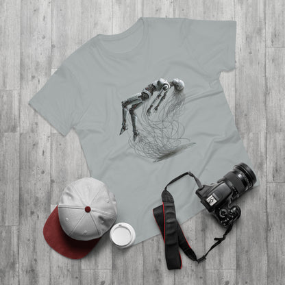 Futuristic Graphic Tee, Cool Unisex T-Shirt for Tech Enthusiasts, Gift for Birthdays, Casual Wear, Unique Art Shirt