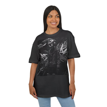 Urban Streetwear Oversize Tee - Futuristic Graphic Design