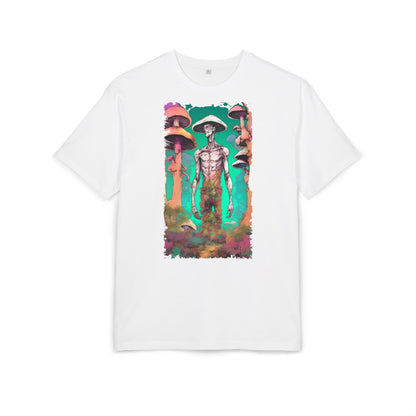 Psychedelic Alien Oversize Tee, Unisex Graphic T-Shirt, Casual Streetwear, Gift for Sci-Fi Lovers, Festival Apparel