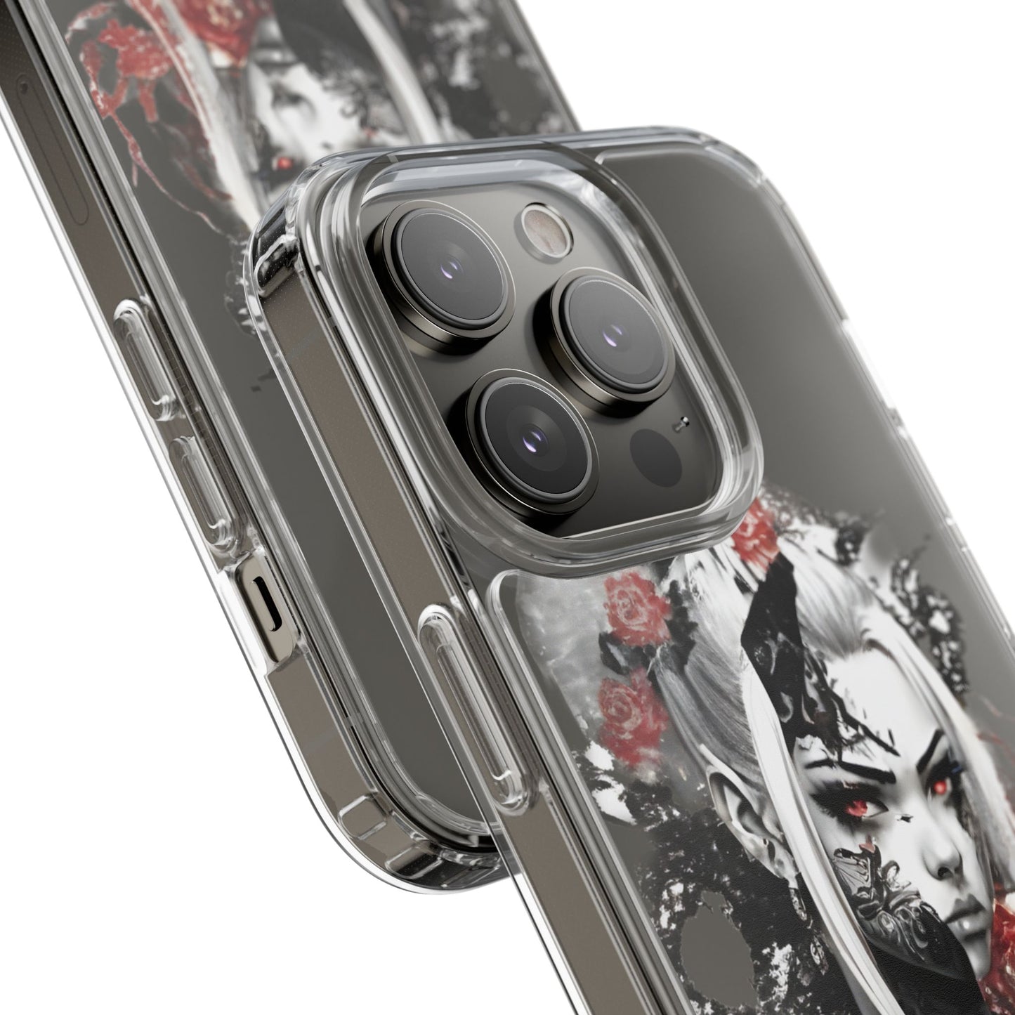 Mystical Warrior Clear Phone Case - Stylish & Protective