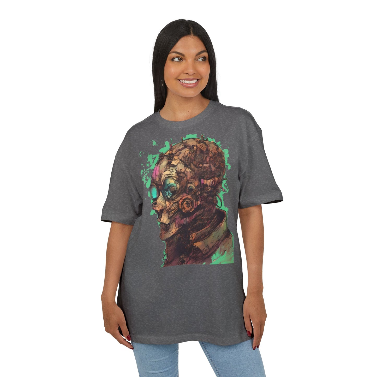 Artistic Oversize Tee - Unique Graphic Shirt for Art Lovers, Unisex Fashion, Streetwear Style, Gift for Creatives, Trendy Apparel
