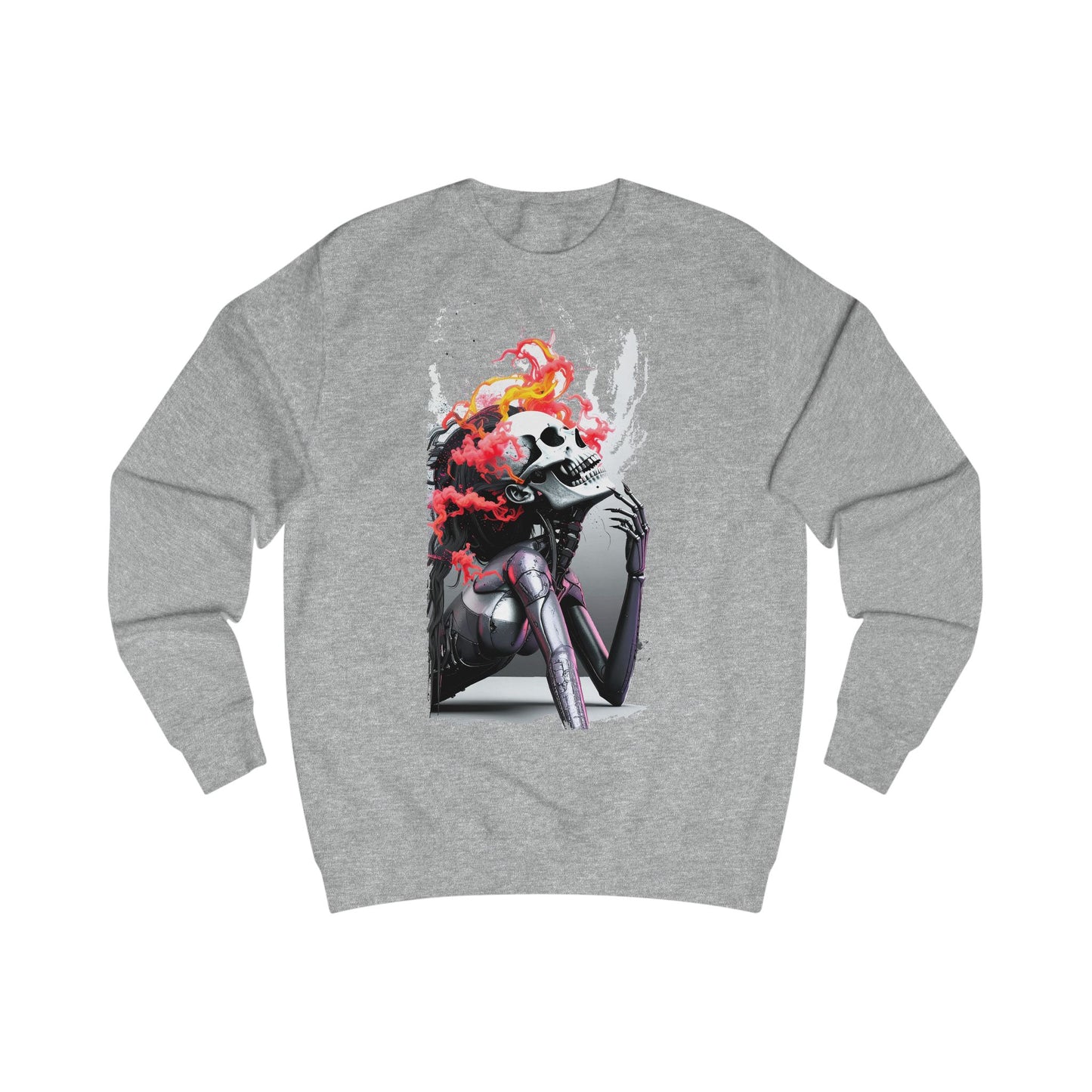 Artistic Skull Sweatshirt for Creative Souls, Unisex Sweatshirt, Graphic Sweatshirt, Unique Gift for Art Lovers, Casual Wear, [...]