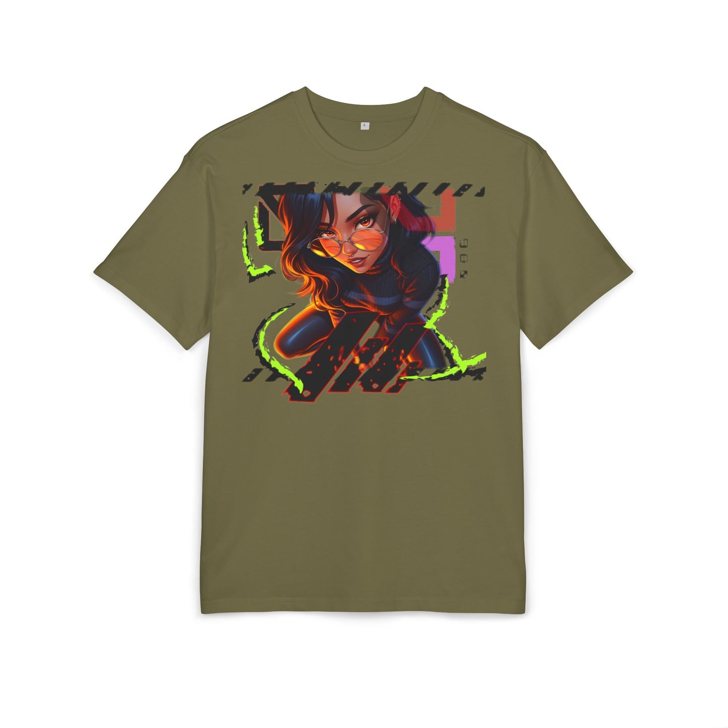 Edgy Graphic Unisex Heavy Oversize Tee - Street Style Fashion