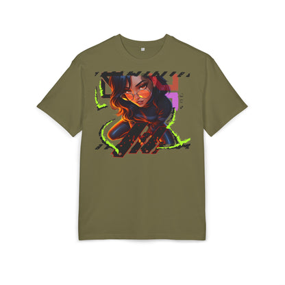 Edgy Graphic Unisex Heavy Oversize Tee - Street Style Fashion
