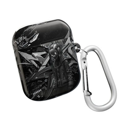 Urban Graffiti Cyber AirPod Cases, Trendy AirPod Holder, Stylish Earbud Case, Customizable Gift for Teens, Music Lover Accessory
