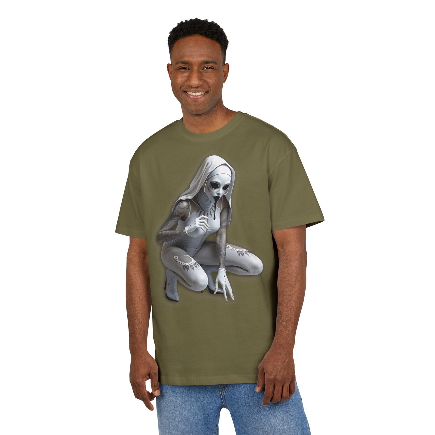 Horror Unisex Heavy Oversize Tee - Casual Streetwear