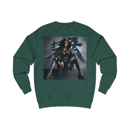 Edgy Graphic Unisex Sweatshirt, Urban Streetwear, Trendy Apparel, Fashion Statement, Perfect Gift for Her