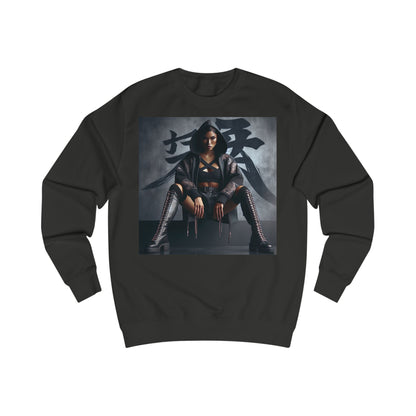 Edgy Graphic Unisex Sweatshirt, Urban Streetwear, Trendy Apparel, Fashion Statement, Perfect Gift for Her