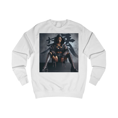 Edgy Graphic Unisex Sweatshirt, Urban Streetwear, Trendy Apparel, Fashion Statement, Perfect Gift for Her