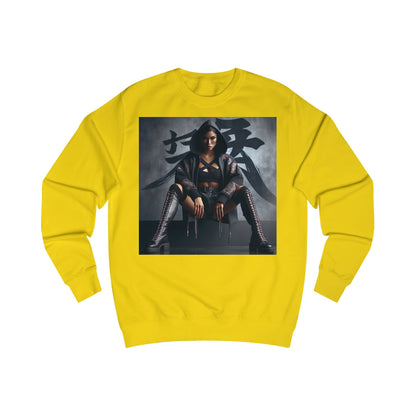Edgy Graphic Unisex Sweatshirt, Urban Streetwear, Trendy Apparel, Fashion Statement, Perfect Gift for Her