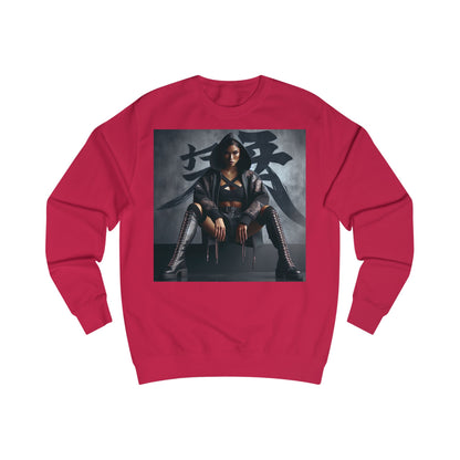 Edgy Graphic Unisex Sweatshirt, Urban Streetwear, Trendy Apparel, Fashion Statement, Perfect Gift for Her
