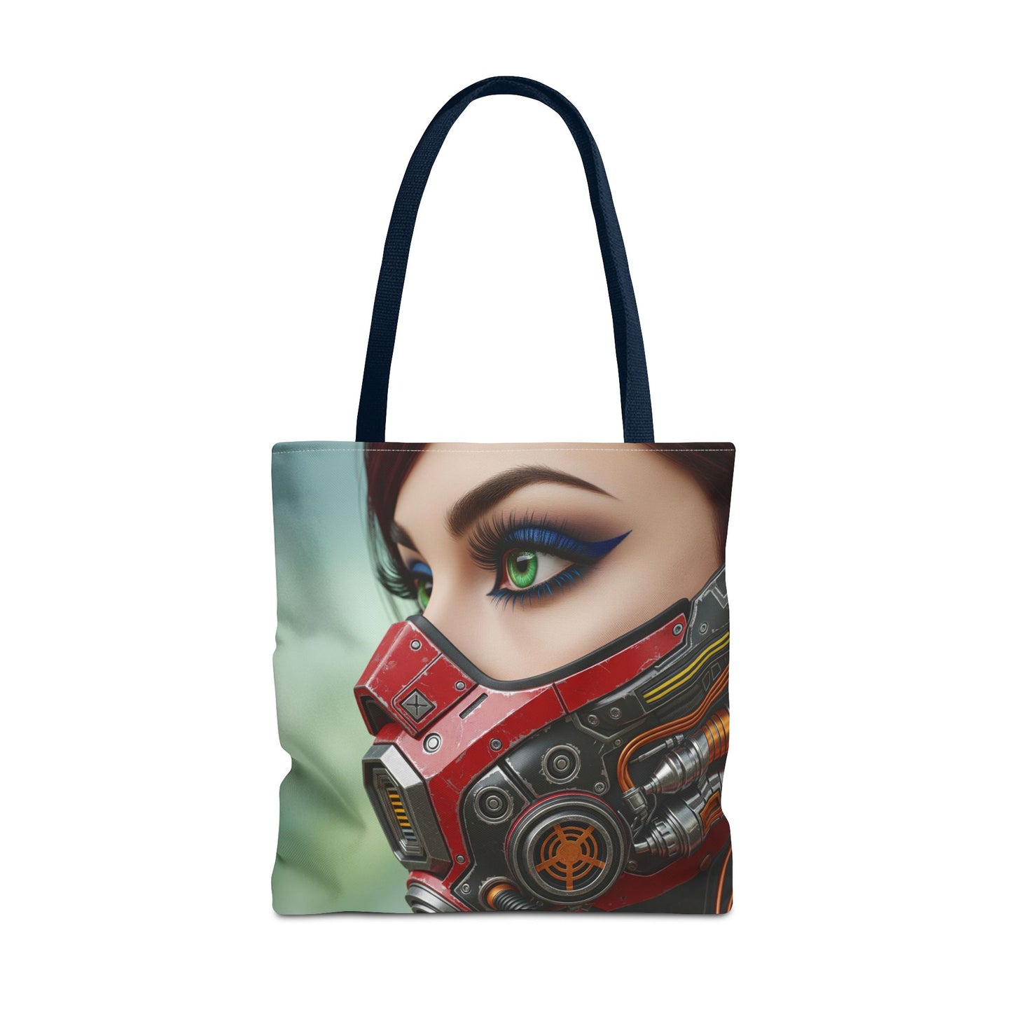 Futuristic Character Tote Bag, Stylish Eco-Friendly Bag, Unique Gift for Fans, Everyday Use for Shopping or Work, Gift for Her