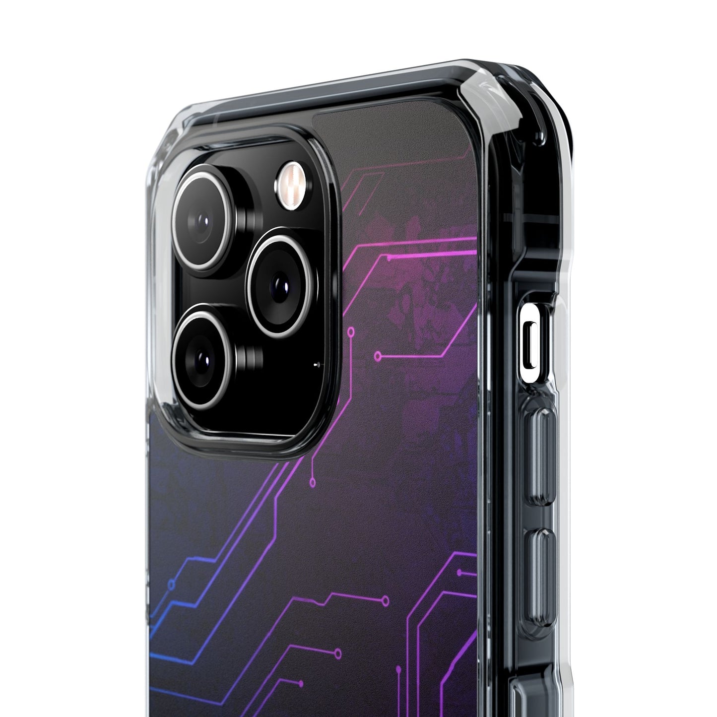 Magnetic Clear Phone Case - Tech-Inspired Design for Gamers, Stylish Protection, Gift for Tech Lovers, Phone Accessories, Customizable Case