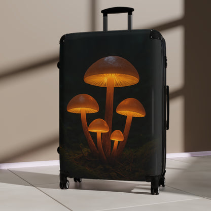 Mushroom Suitcase – Travel Gear, Luggage, Weekend Getaway, Gift for Travelers, Adventure Accessories