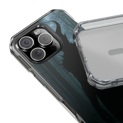 Magnetic Phone Cases, Dark Fantasy Case, Spooky Halloween Accessory, Gift for Gamers, Customizable Clear Impact Cover