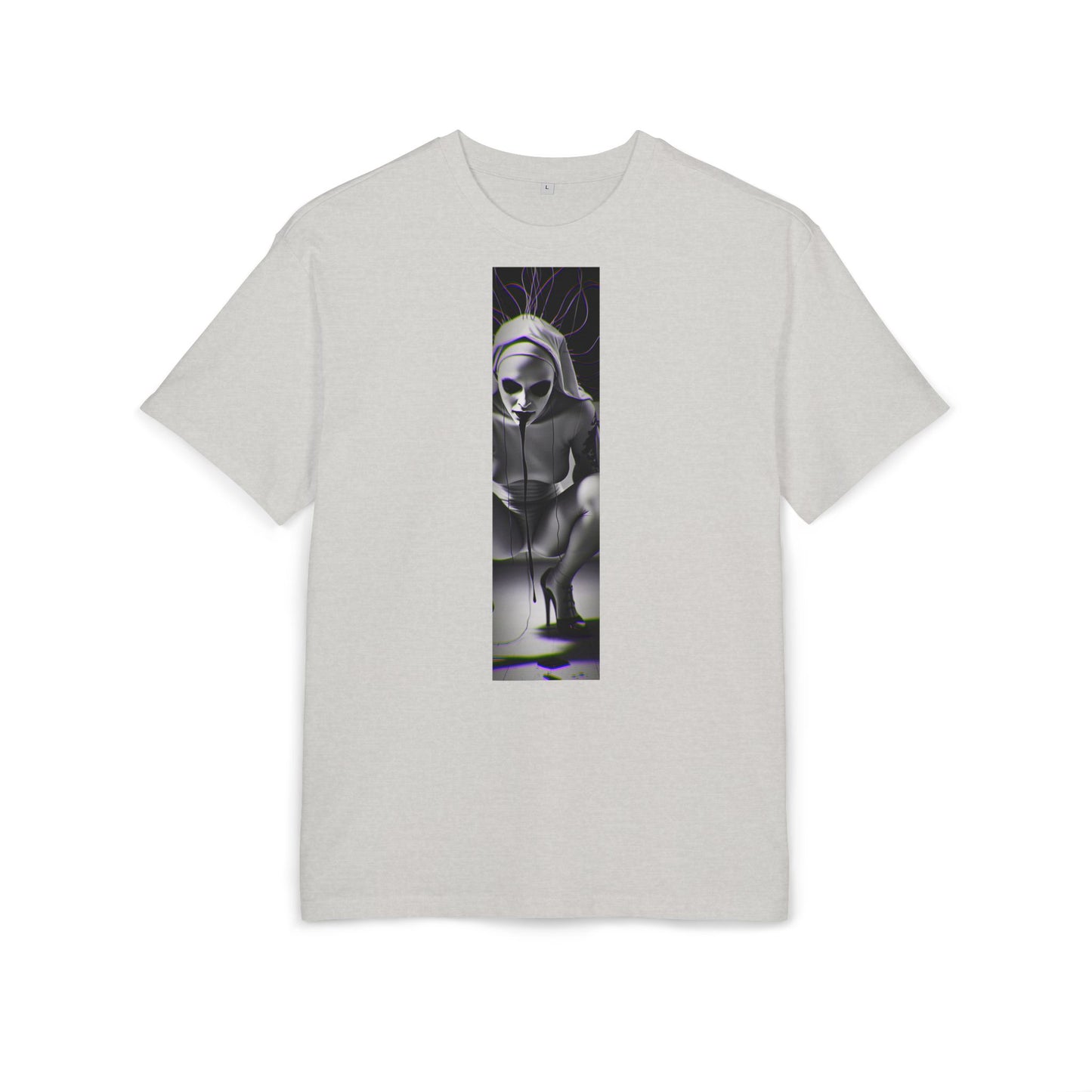 Unisex Oversized Graphic Tee - Edgy Gothic Design