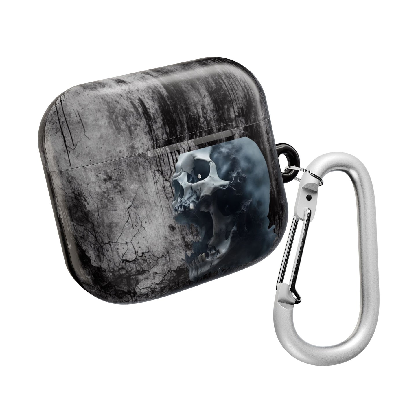 Gothic Skull AirPod Case, Trendy Wireless Earbuds Cover, Perfect Gift for Music Lovers, Halloween Decor, Edgy Aesthetic