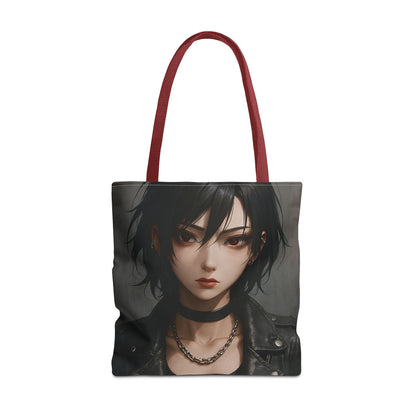 Edgy Art Tote Bag | Unique Gothic Shopper | Gift for Music Lovers, Fashionistas, or Occasions | Stylish Graphic Bag