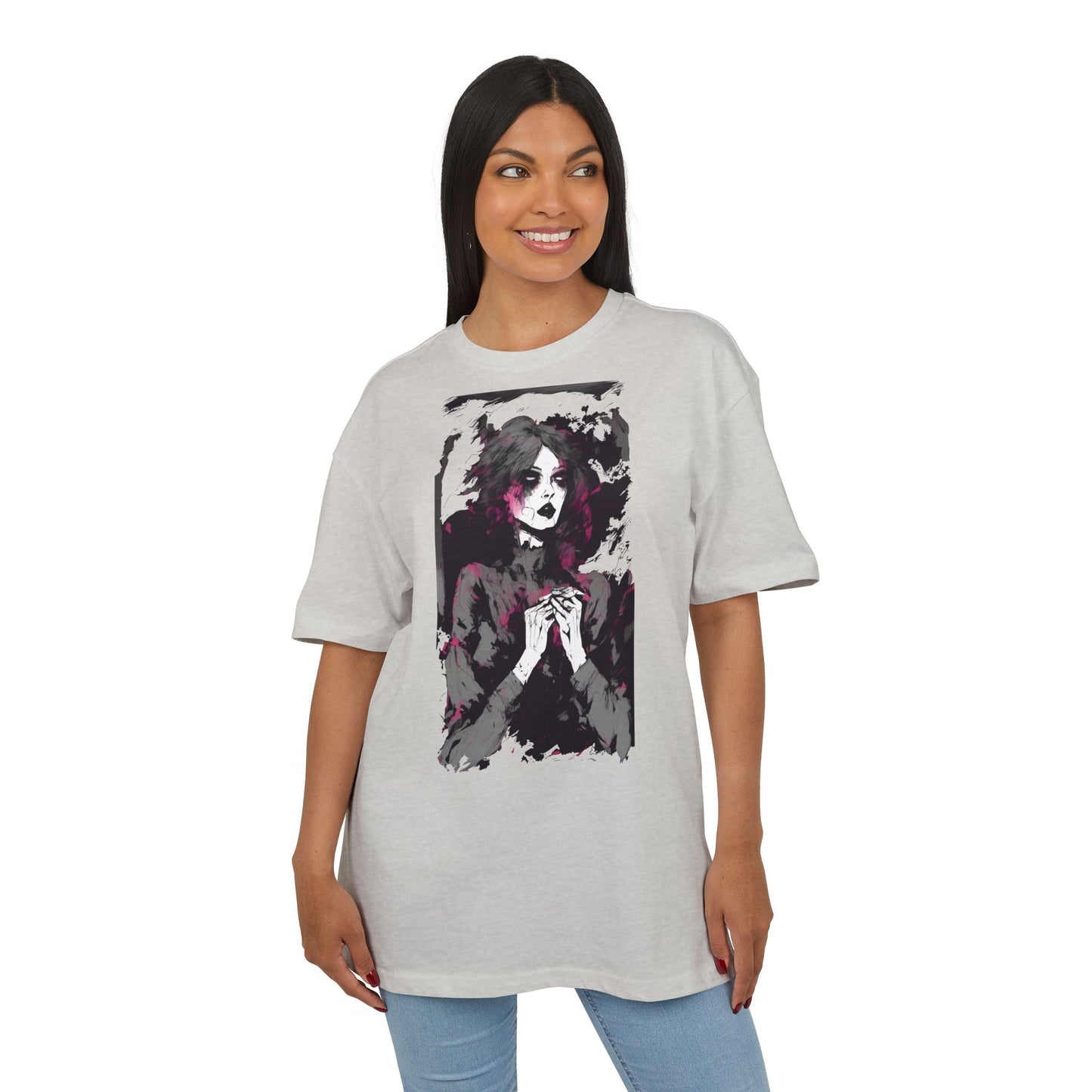 Artistic Oversize Tee | Unisex Tee with Unique Design, Casual Wear, Graphic Shirt, Gift for Art Lovers, Statement T-Shirt
