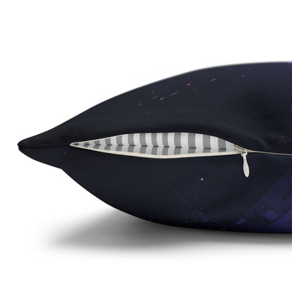 Futuristic Cityscape Pillowcase, Home Decor, Throw Pillow Cover, Gift for Gamers, Cyberpunk Vibe, Modern Bedroom Accent