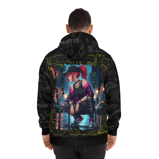 Edgy Graphic Hoodie, Fashion Hoodie, Streetwear Style, Unique Gift for Him & Her, Cool Vibe, Urban Comfort Wear