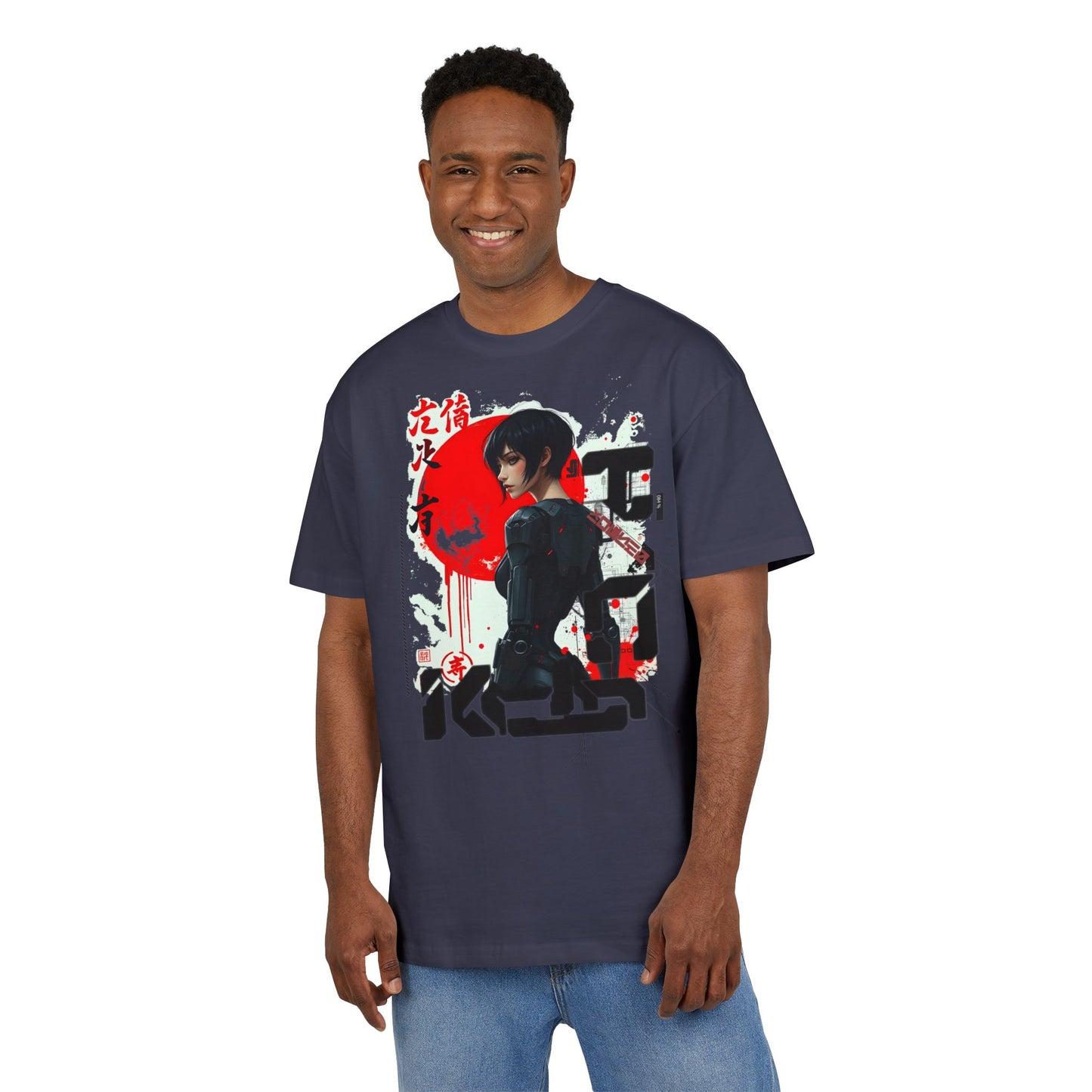 Unisex Oversized Graphic Tee with Anime Design, Casual Streetwear, Perfect for Everyday Wear, Gift for Anime Fans, Cosplay, Summer Style