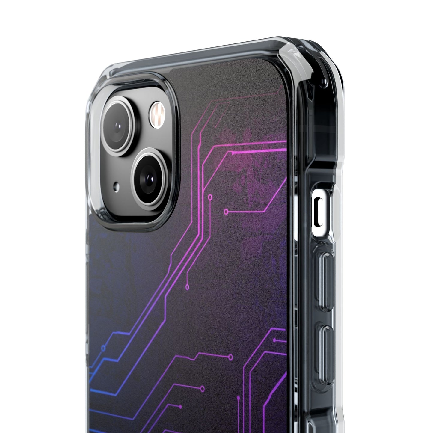 Magnetic Clear Phone Case - Tech-Inspired Design for Gamers, Stylish Protection, Gift for Tech Lovers, Phone Accessories, Customizable Case