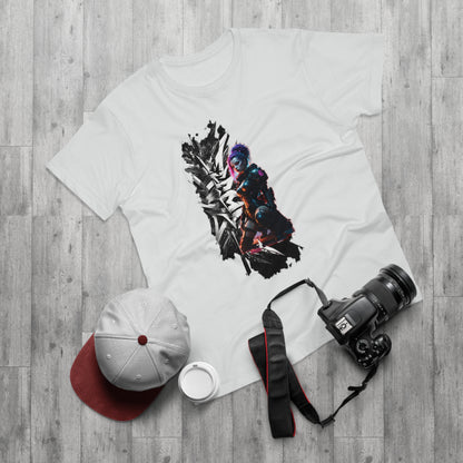 Unisex Graphic T-Shirt Featuring Bold Illustration, Streetwear Style Tee, Trendy Casual Wear, Perfect Gift for Graphic Art Lovers