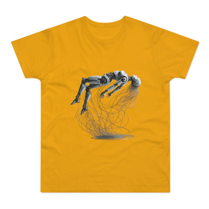 Futuristic Graphic Tee, Cool Unisex T-Shirt for Tech Enthusiasts, Gift for Birthdays, Casual Wear, Unique Art Shirt