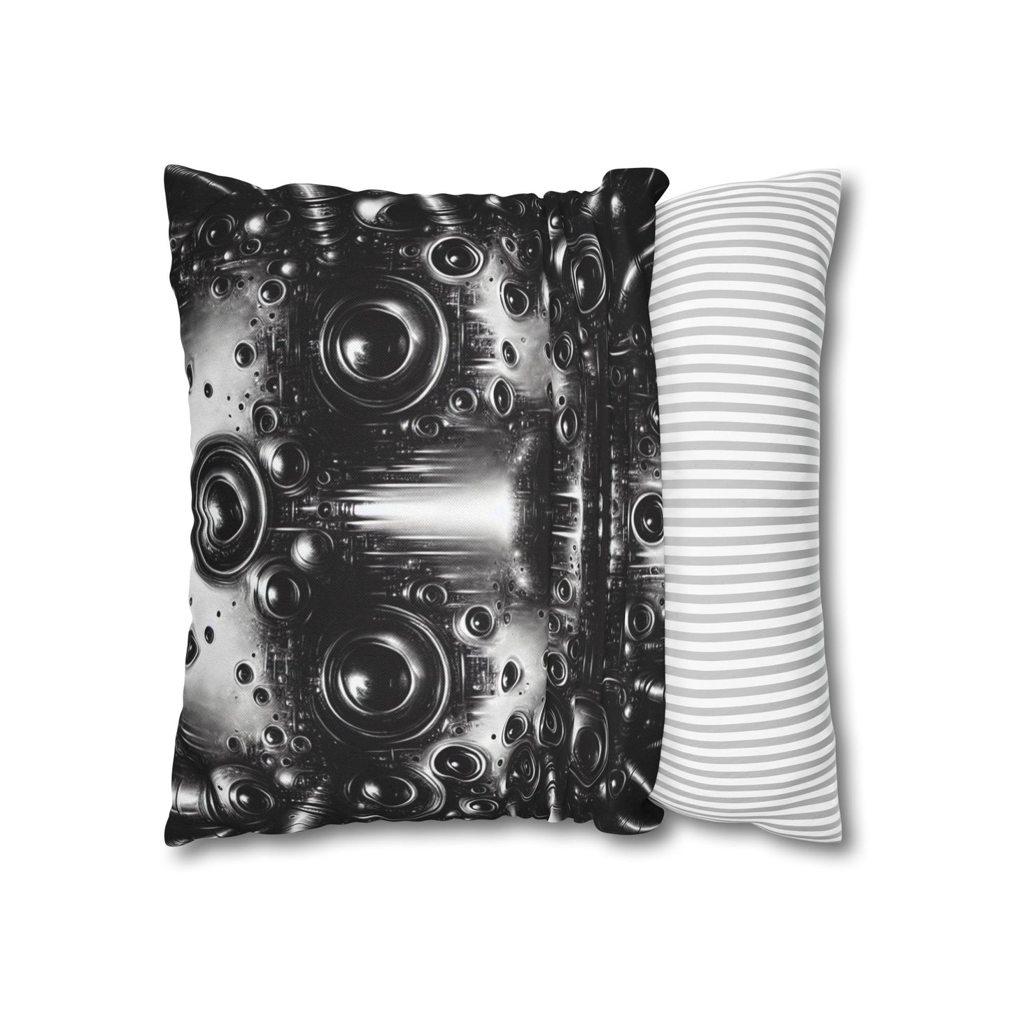 Funky Geometric Pillowcase, Modern Home Decor, Unique Throw Pillow Cover, Artistic Cushion Cover, Gift for Art Lovers
