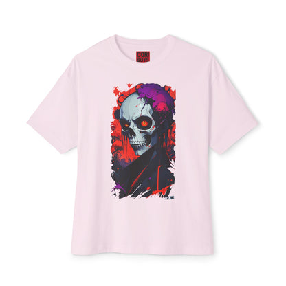 Edgy Skull Graphic Tee, Oversized T-Shirt for Casual Wear, Halloween Costume, Streetwear Fashion, Unisex Gift Idea