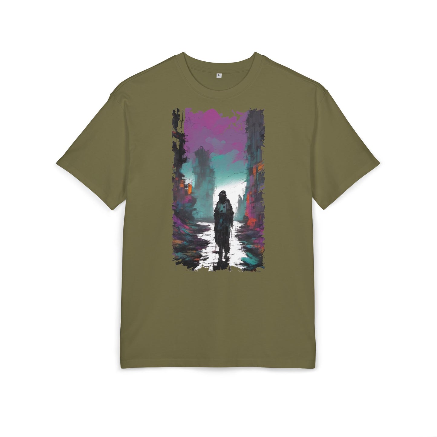 Unisex Oversized Graphic Tee with Forest Silhouette | Comfy Casual Wear, Gift for Nature Lovers, Ideal for Camping, Hiking, Everyday Style