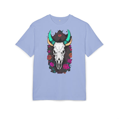 Bohemian Skull Graphic Tee, Unisex Heavy Oversize Tee, Cool Graphic T-Shirt, Festival Fashion, Casual Wear, Unique Gift Idea