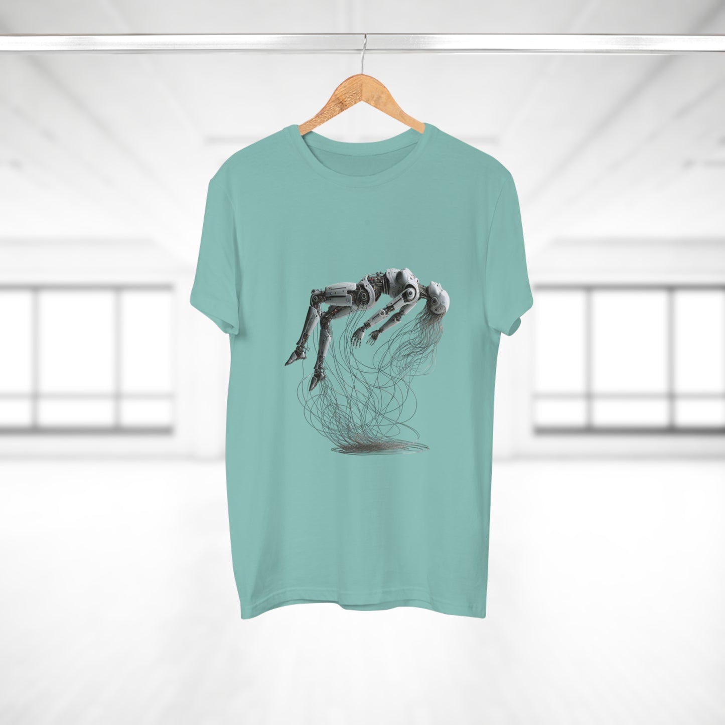 Futuristic Graphic Tee, Cool Unisex T-Shirt for Tech Enthusiasts, Gift for Birthdays, Casual Wear, Unique Art Shirt