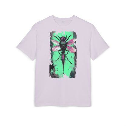 Botanical Dragonfly Tee - Nature-Inspired Unisex Oversized Shirt, Boho Style, Eco-Friendly Gift, Relaxed Summer Top, Unique Graphic Tee