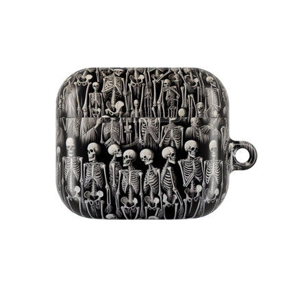 Skeleton Pattern AirPod Case, Cute Halloween Accessory, Spooky Gift for Music Lovers, Fun Phone Accessories, Unique Earbud Holder
