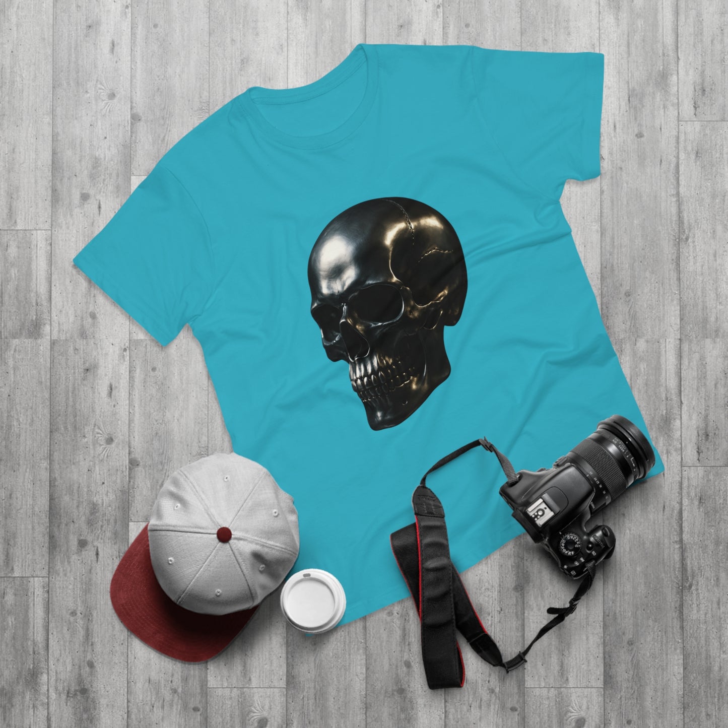 Gothic Skull Unisex T-Shirt, Edgy Graphic Tee, Halloween Apparel, Men's Casual Wear, Gift for Him