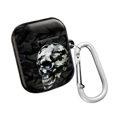Edgy Skull AirPod Case | Unique Headphone Accessories | Gift for Music Lovers, Tech Enthusiasts, Birthdays, Holidays, Halloween