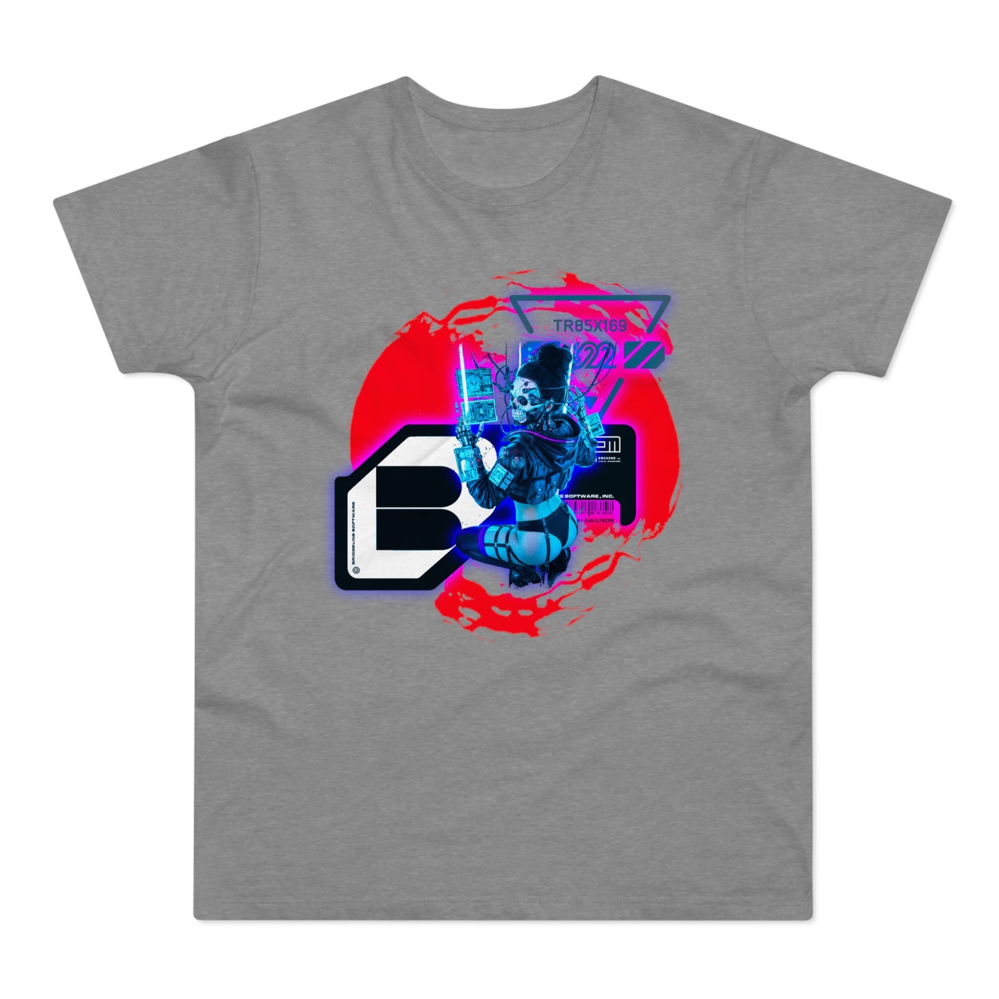 Futuristic Graphic Tee, Urban Outfit, Cyberpunk Style T-shirt, Men's Streetwear, Casual Wear, Gift for Tech Lovers