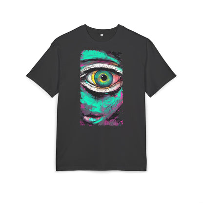 Stylish Eye Graphic Tee, Unisex Oversized T-Shirt, Casual Wear, Street Style, Gift for Art Lovers, Funky Apparel