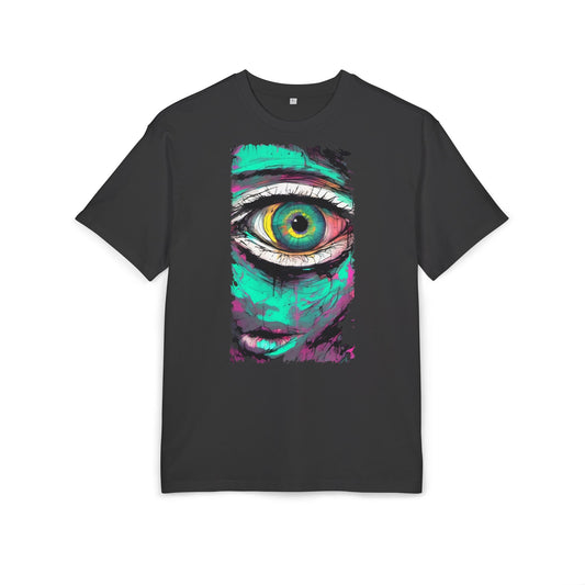 Stylish Eye Graphic Tee, Unisex Oversized T-Shirt, Casual Wear, Street Style, Gift for Art Lovers, Funky Apparel