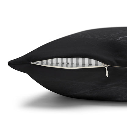 Monochrome Jellyfish Pillowcase - Dark Aesthetic Cushion Cover, Home Decor, Nautical Gift, Coastal Vibes, Unique Bedroom Accent