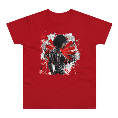 Cyber Samurai Graphic T-Shirt, Unisex Graphic Tee, Anime Shirt, Japanese Art T-Shirt, Gift for Nerds, Cosplay Apparel