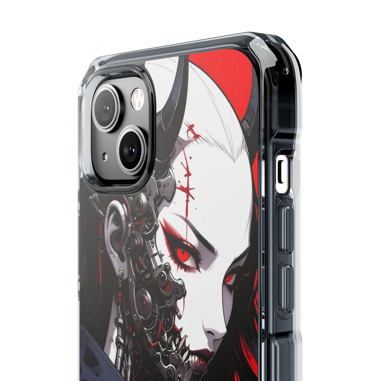 Magnetic Impact Phone Case, Anime Art Phone Cover, Goth Accessories for Her, Gift for Tech Lovers, Unique Phone Protection