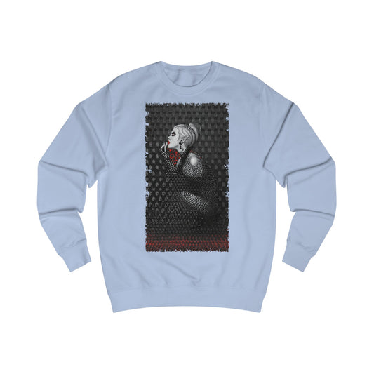 Artistic Unisex Sweatshirt with Unique Design, Cozy Layering Piece, Gift for Art Lovers, Fall Fashion, Casual Style