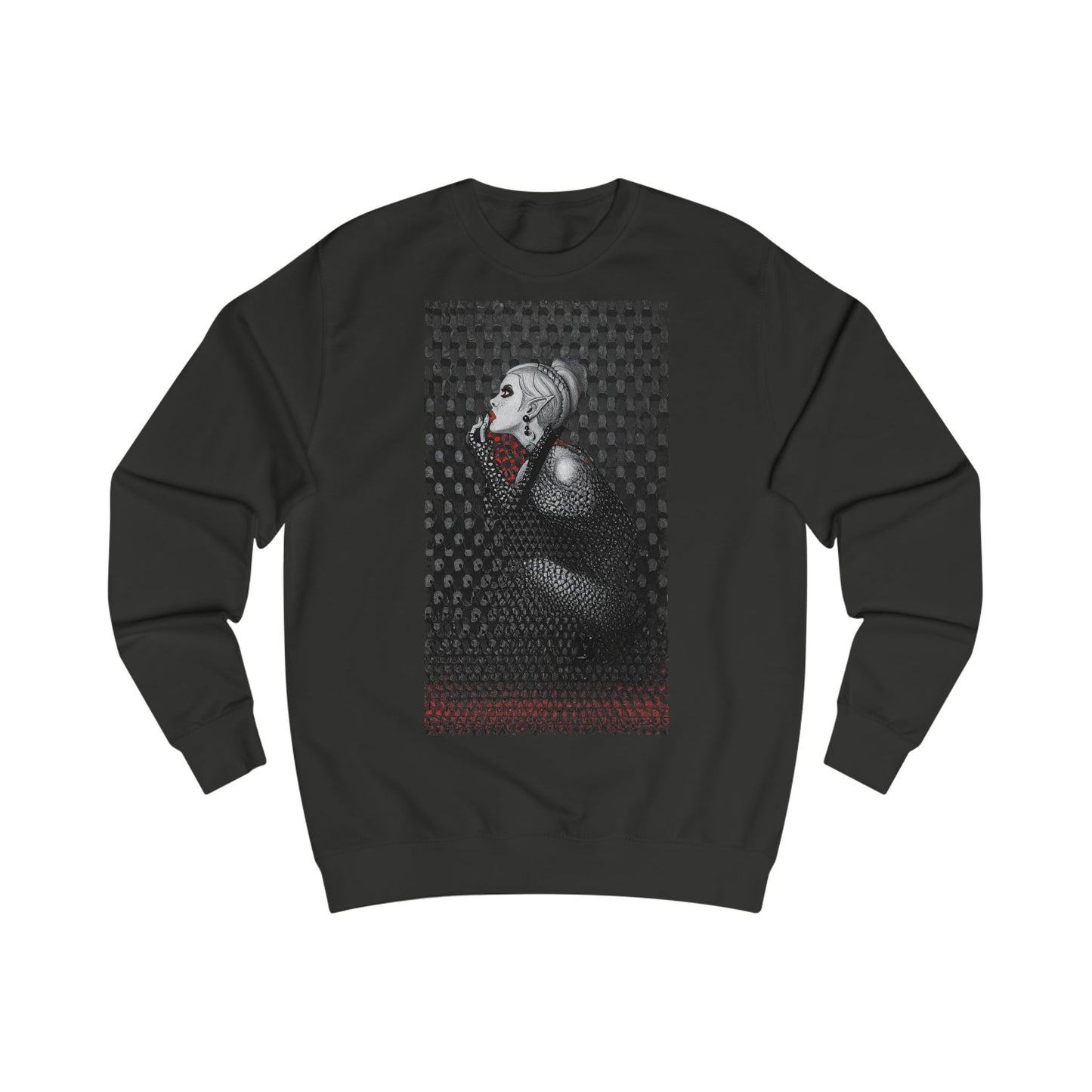 Artistic Unisex Sweatshirt with Unique Design, Cozy Layering Piece, Gift for Art Lovers, Fall Fashion, Casual Style