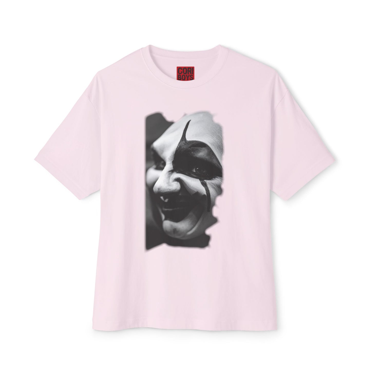 Spooky Emoji Boxy Tee | Oversized T-Shirt, Halloween Apparel, Casual Wear, Unique Graphic Design, Unisex T-Shirt