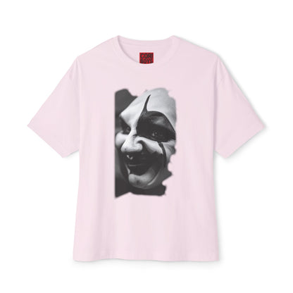 Spooky Emoji Boxy Tee | Oversized T-Shirt, Halloween Apparel, Casual Wear, Unique Graphic Design, Unisex T-Shirt